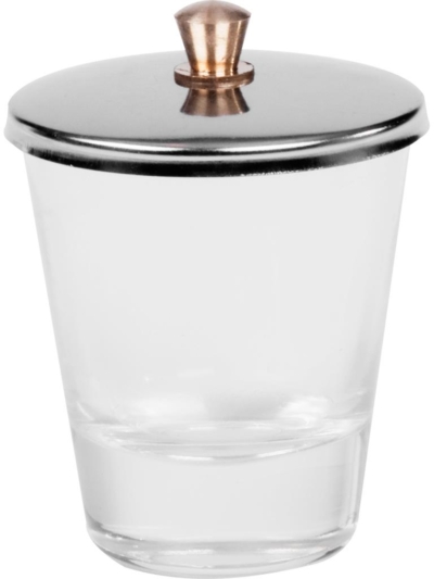 Liquid glas with stainless steel lid Item No. 119056