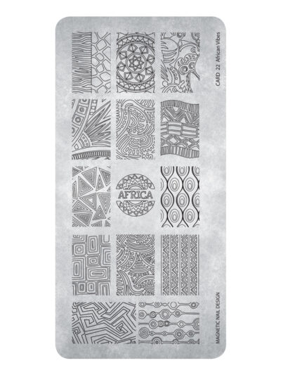 Stamping Plate 22 African Vibes