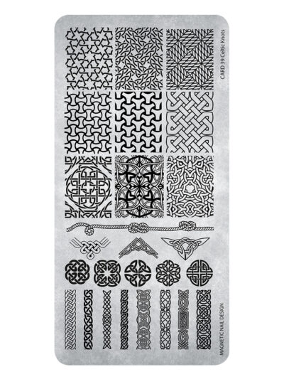STAMPING PLATE 39 CELTIC KNOTS