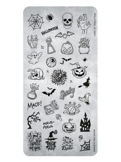 Magnetic Stamping Plate -Trick or Treat 41