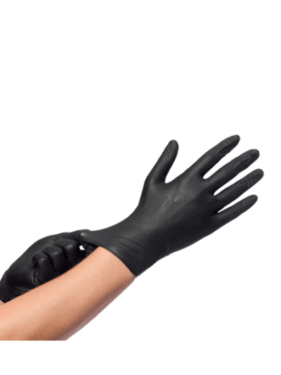 Zwart Nitril Easyglide & Grip ( M ) handschoenen