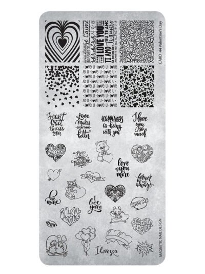 STAMPING PLATE 44 VALENTINE’S DAY