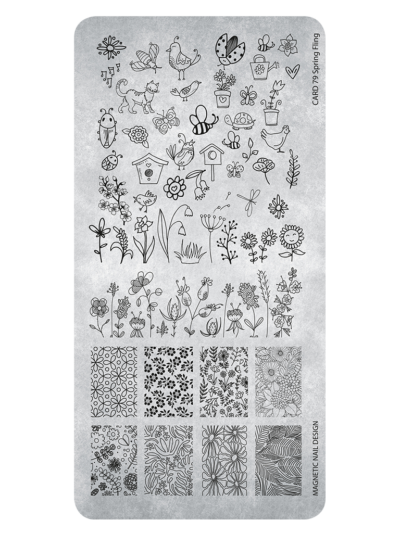 Magnetic Stamping plate 79 Spring Fling