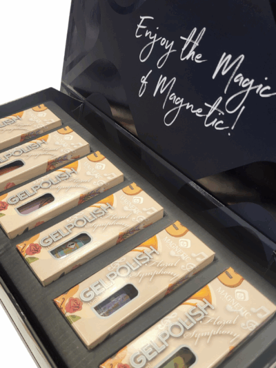 Magnetic Gelpolish Gilded Floral Symphony 6 kleuren 15 ml in een gratis Magnetic gift Box